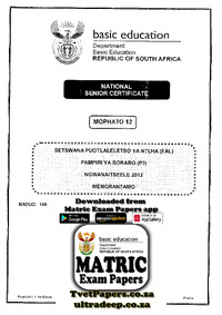 NSC 2012 Setswana FAL P3 Nov 2012 Memo.pdf